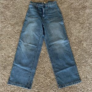Madewell The Perfect Vintage Patch Pocket Wide Leg Jean - Size 28